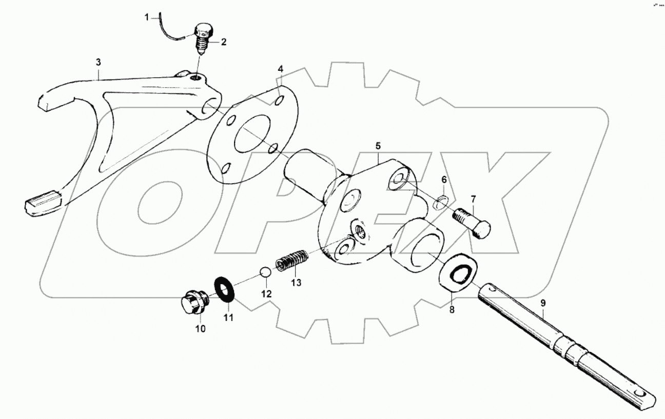  Shift mechanism system (330101)
