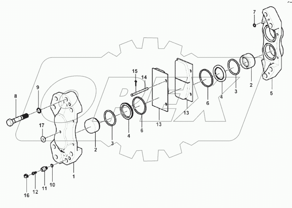  Break caliper (371104)