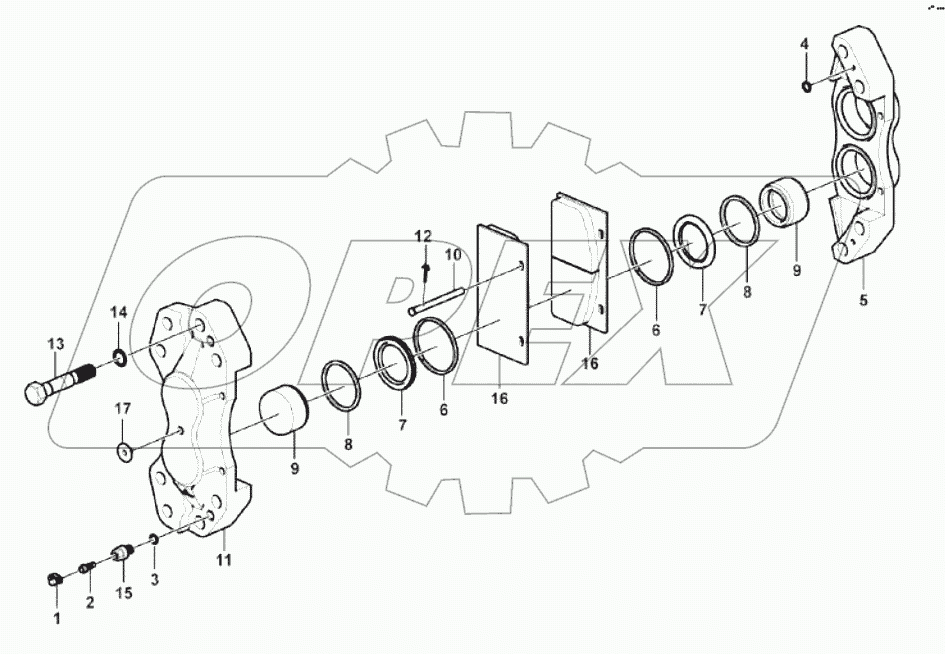  Break caliper (371328)