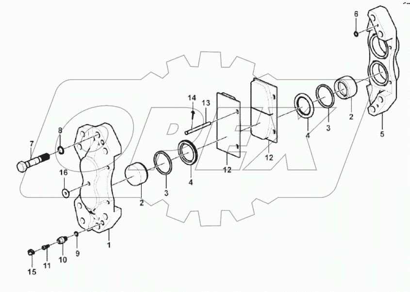  Break caliper (360301)