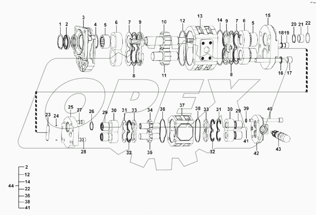  (370101) Gear pump