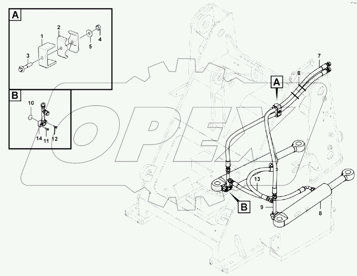  Steering cylinder system