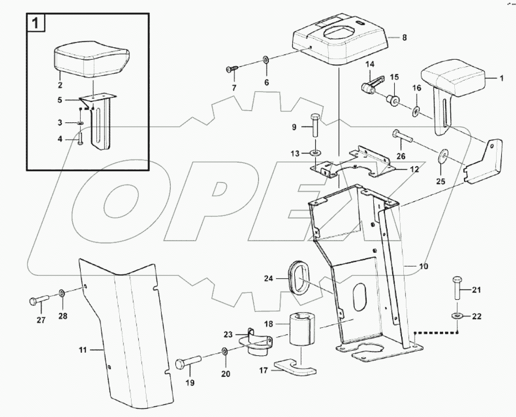  Operate box assembly
