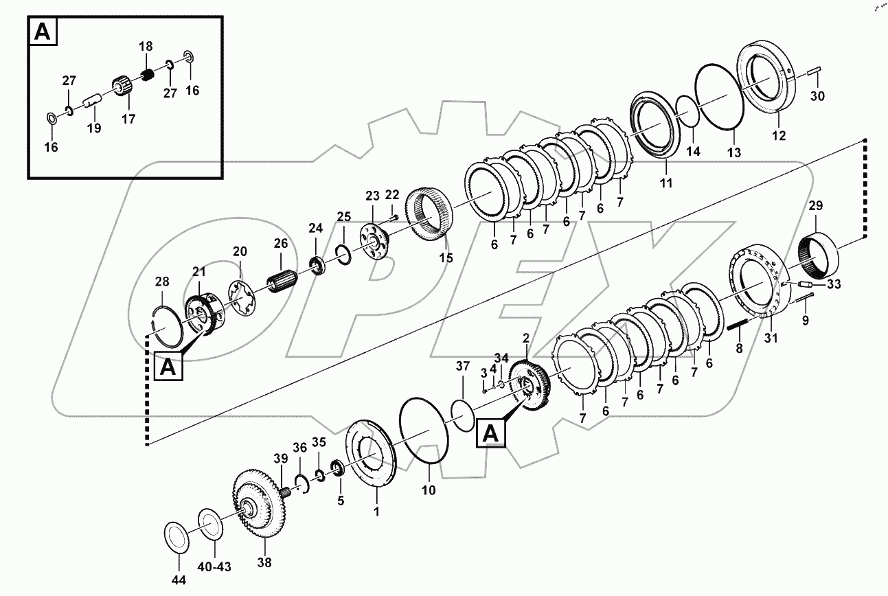 Shaft and clutch assembly (1)