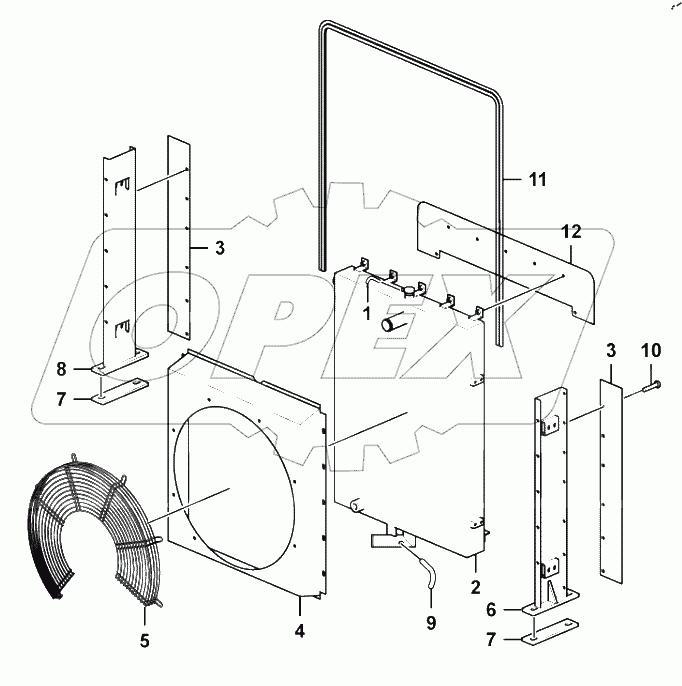  Radiator assembly (321008)