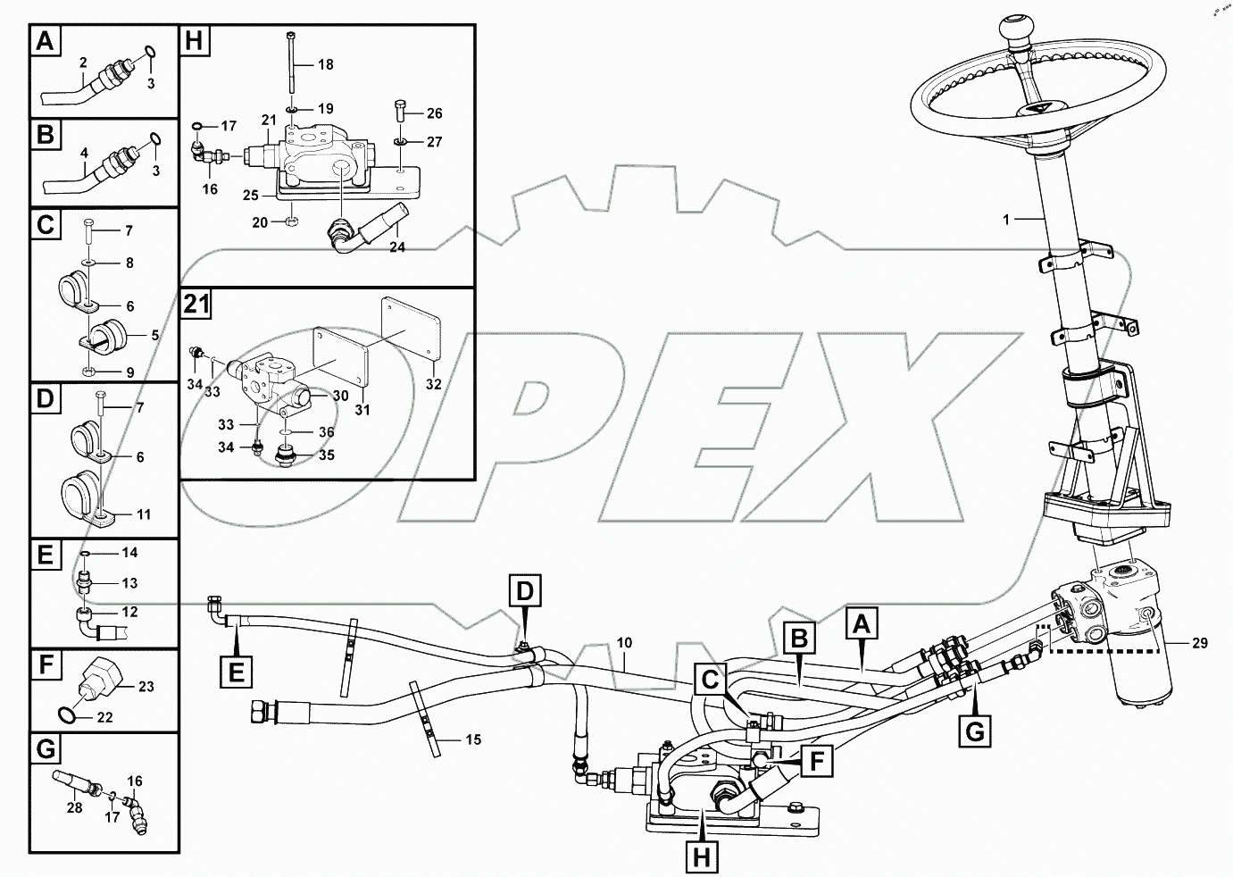  Steering gear system