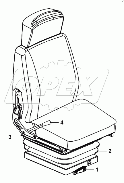  Driver seat LG01 (321013)