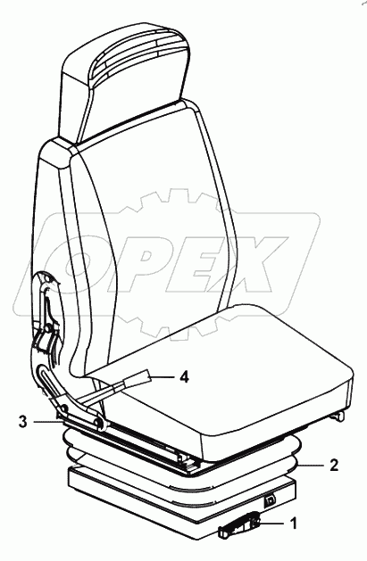  Driver seat LG01 (331002)