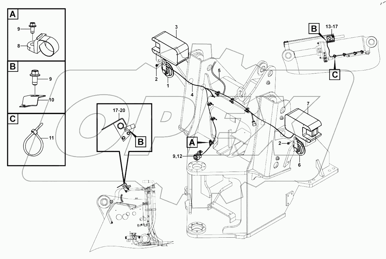  Electric assembly-front frame