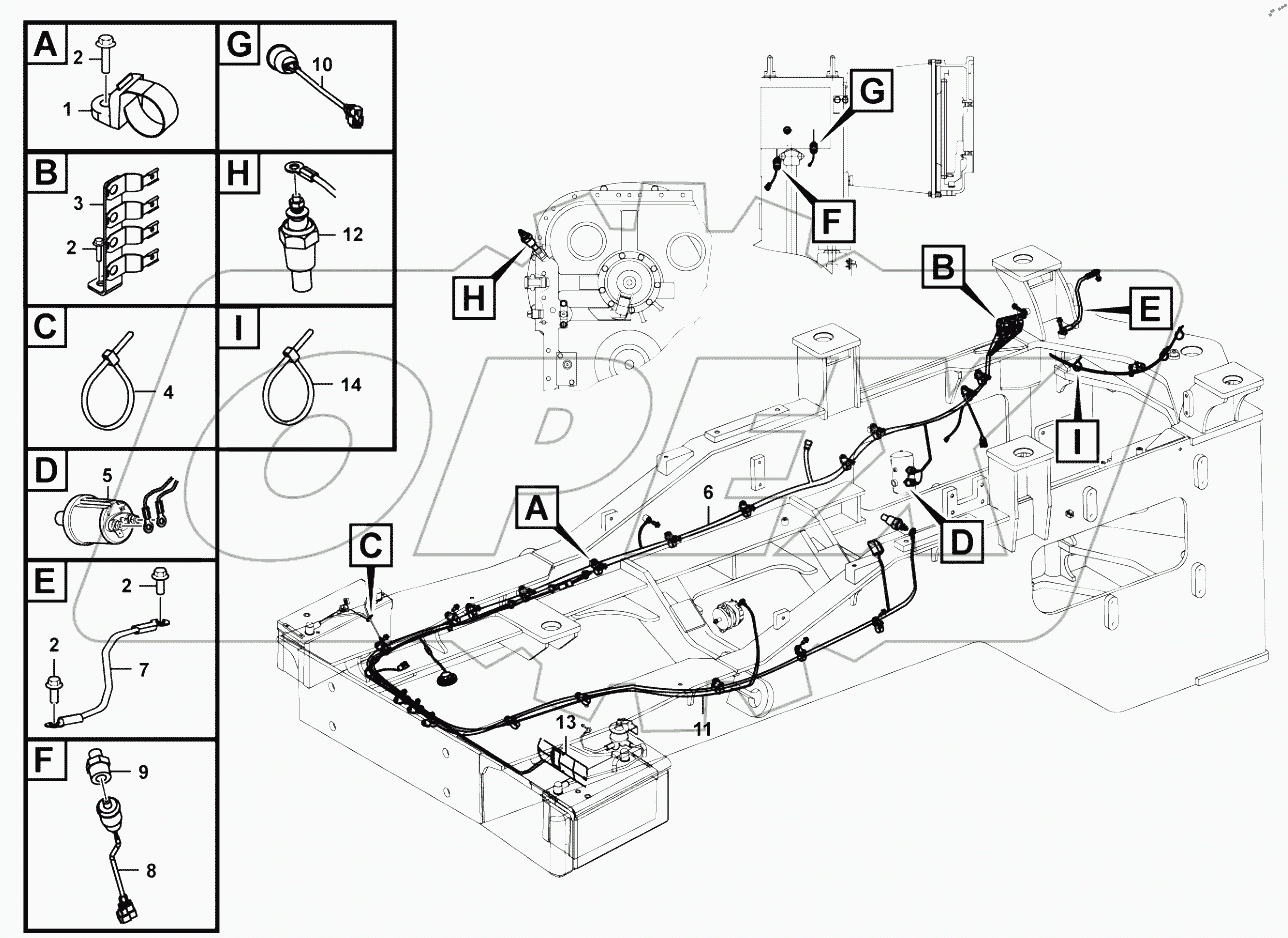 Rear frame electric assembly