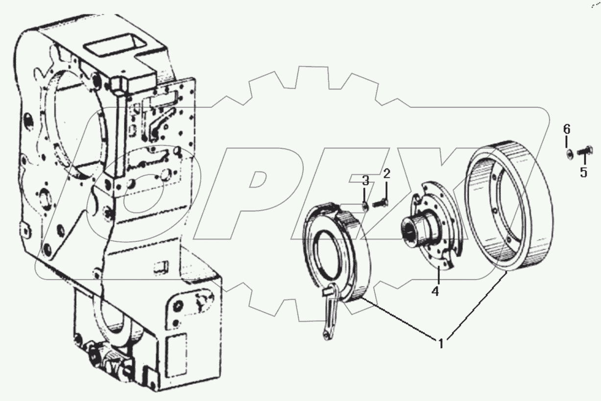  Stop brake staff parts