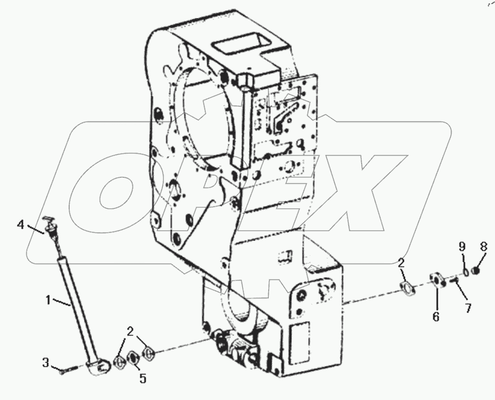  Oil filling tube parts