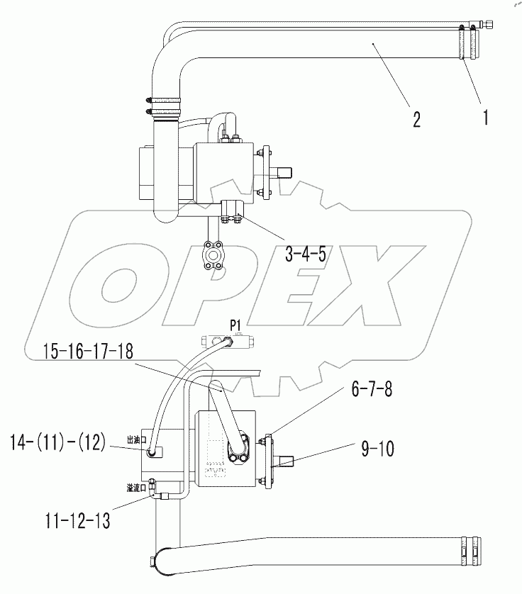  Working pump assembly