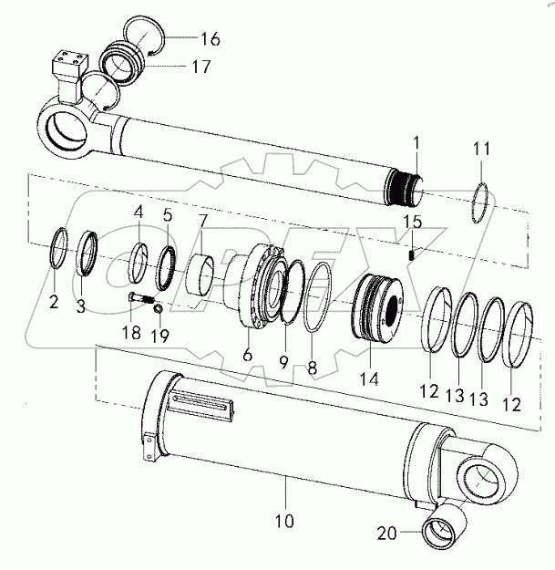  Tilt cylinder