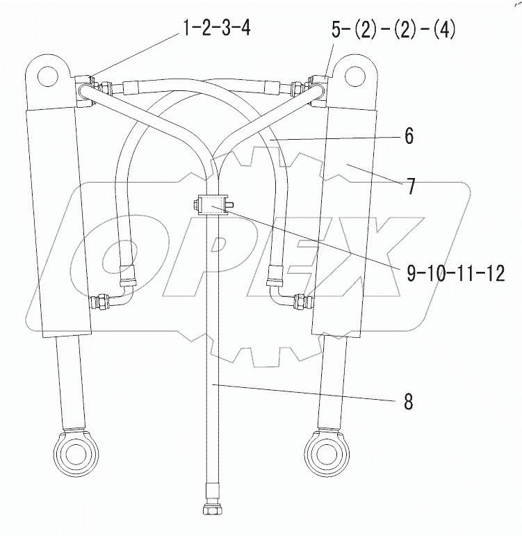  Steering cylinder assembly