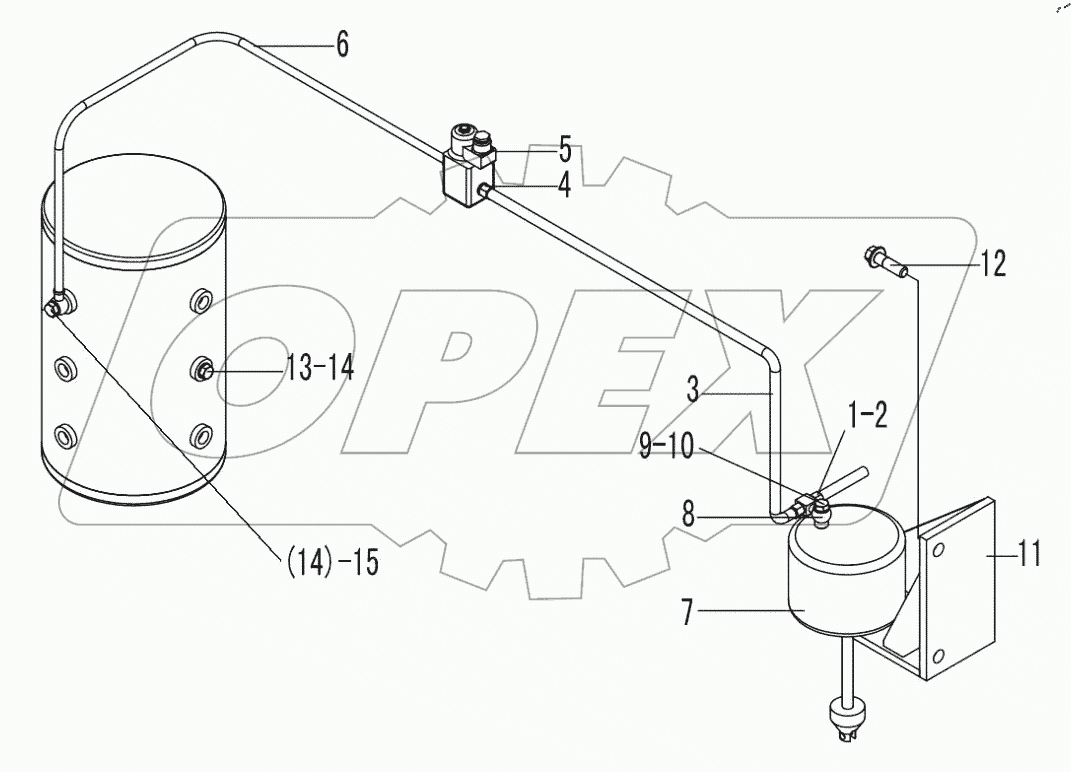  Parking brake system