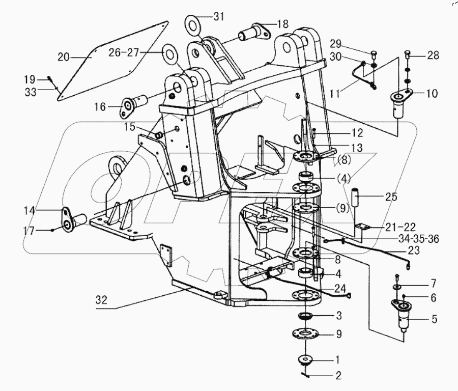  Front frame assembly
