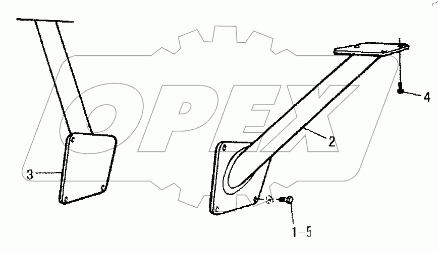  Left right lamp frame