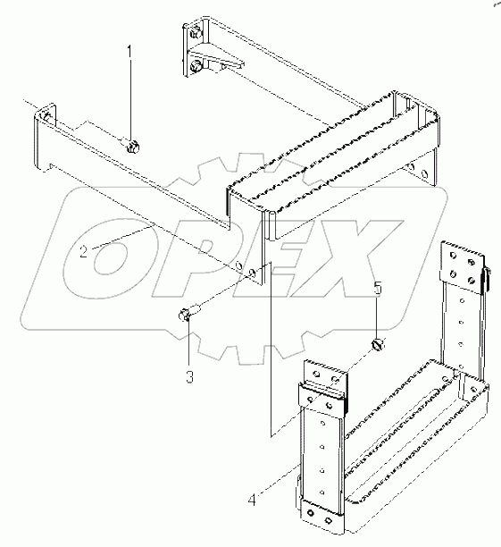  Down ladder assembly