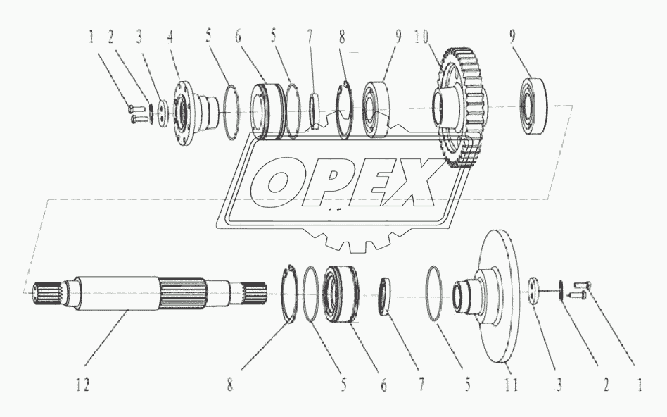 OUTPUT SHAFT ASSY