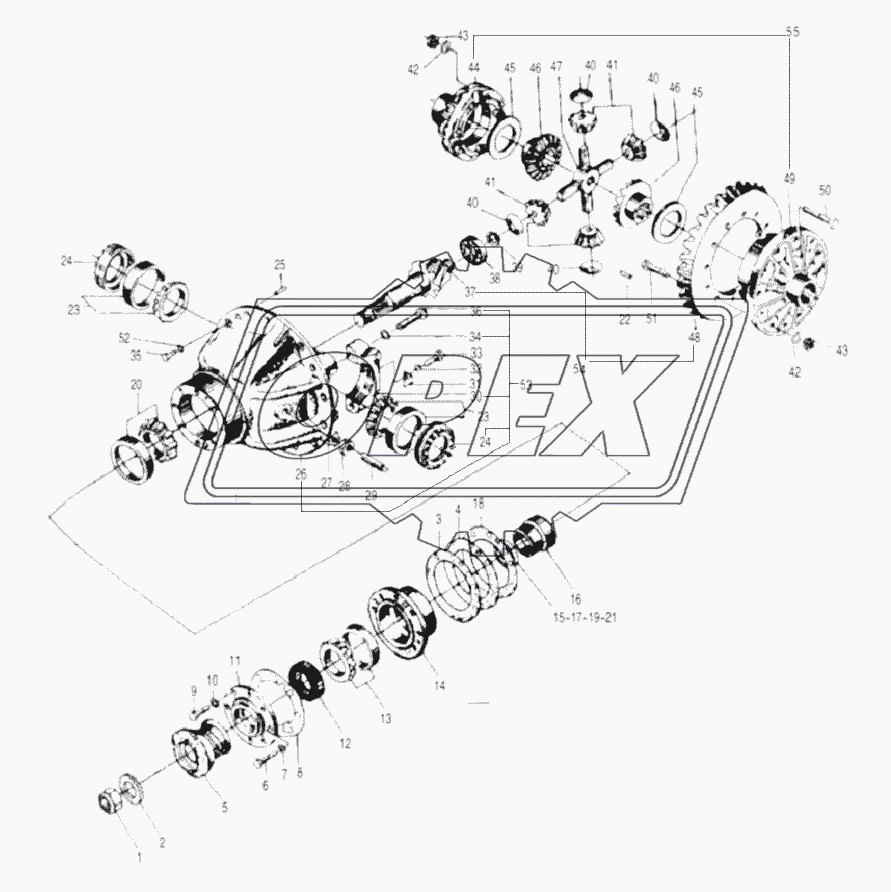 FRONT AXLE MAIN DRIVE ASSEMBLY