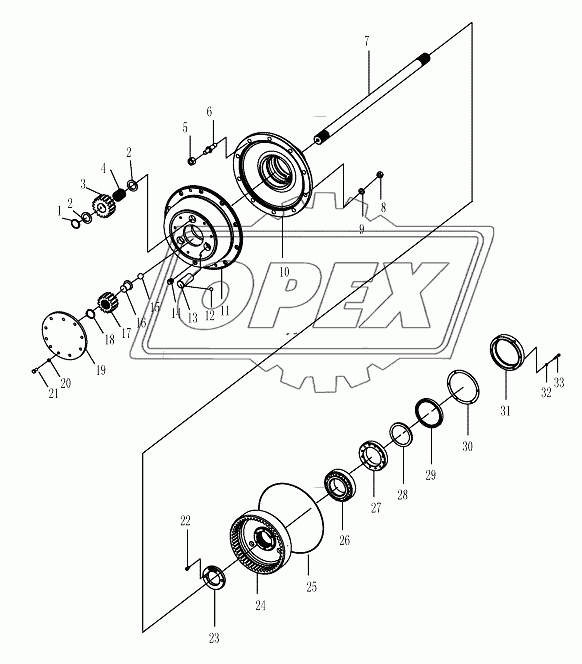 FINAL DRIVE ASSEMBLY (REAR AXLE)