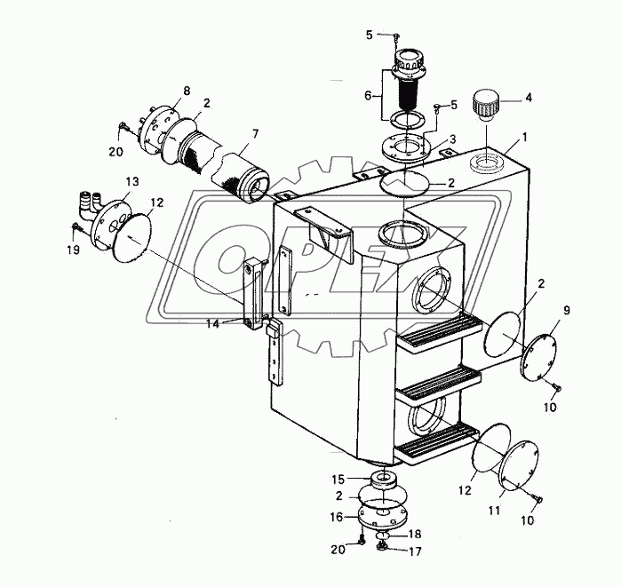 HYDRAULIC TANK ASSEMBLY