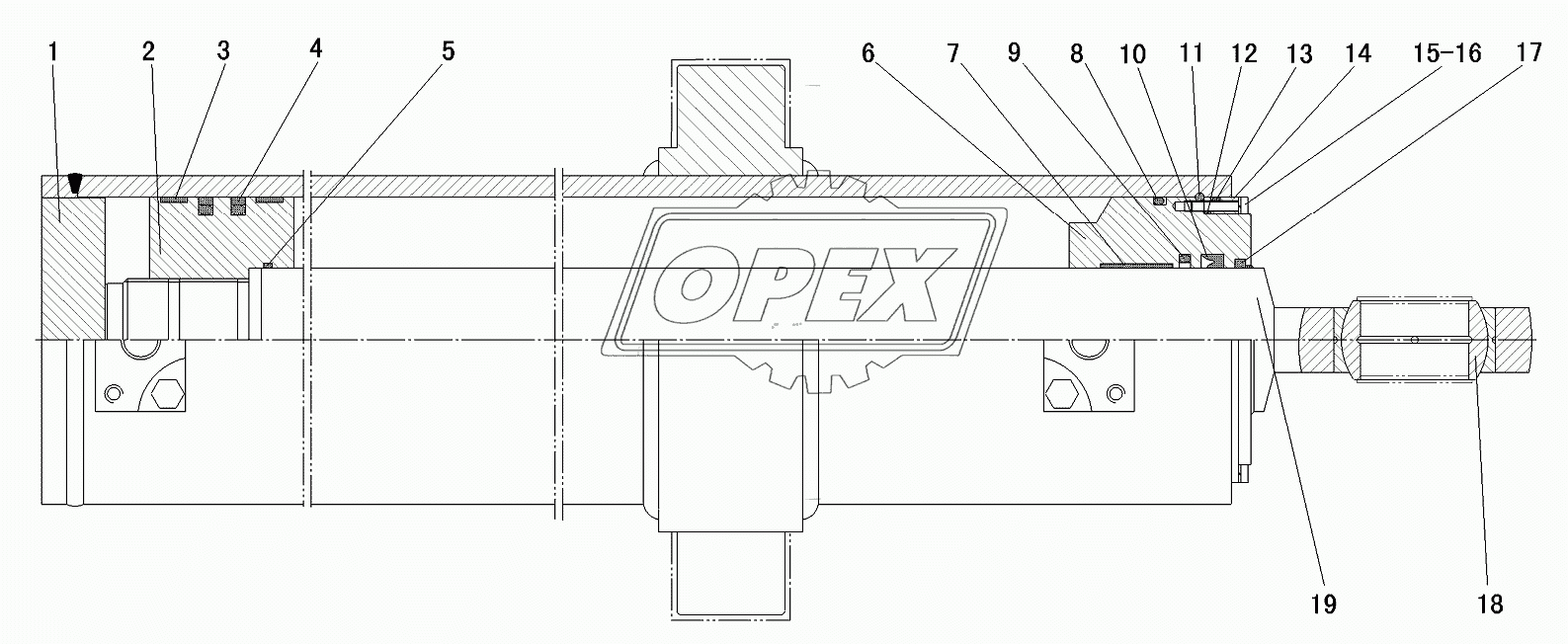 LIFT ARM CYLINDER (371401)