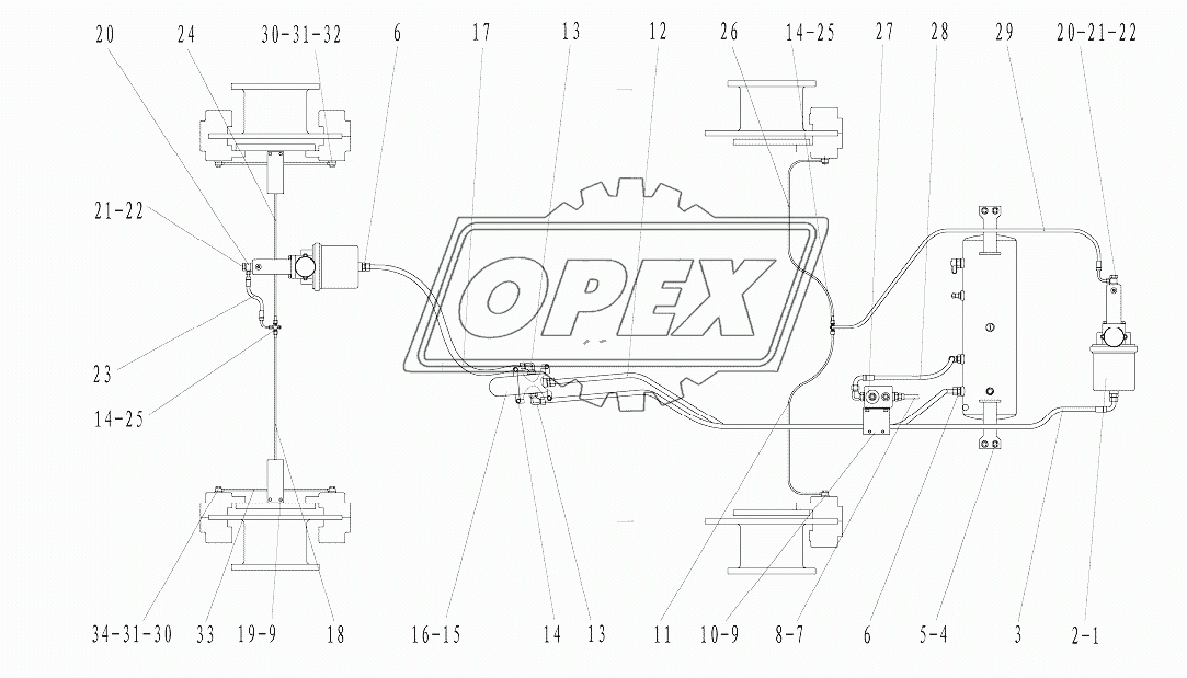 SERVICE BRAKE SYSTEM