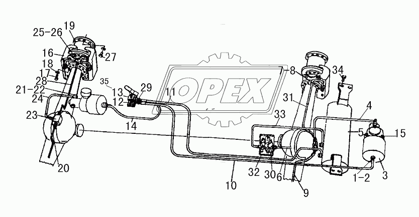 SERVICE BRAKE SYSTEM