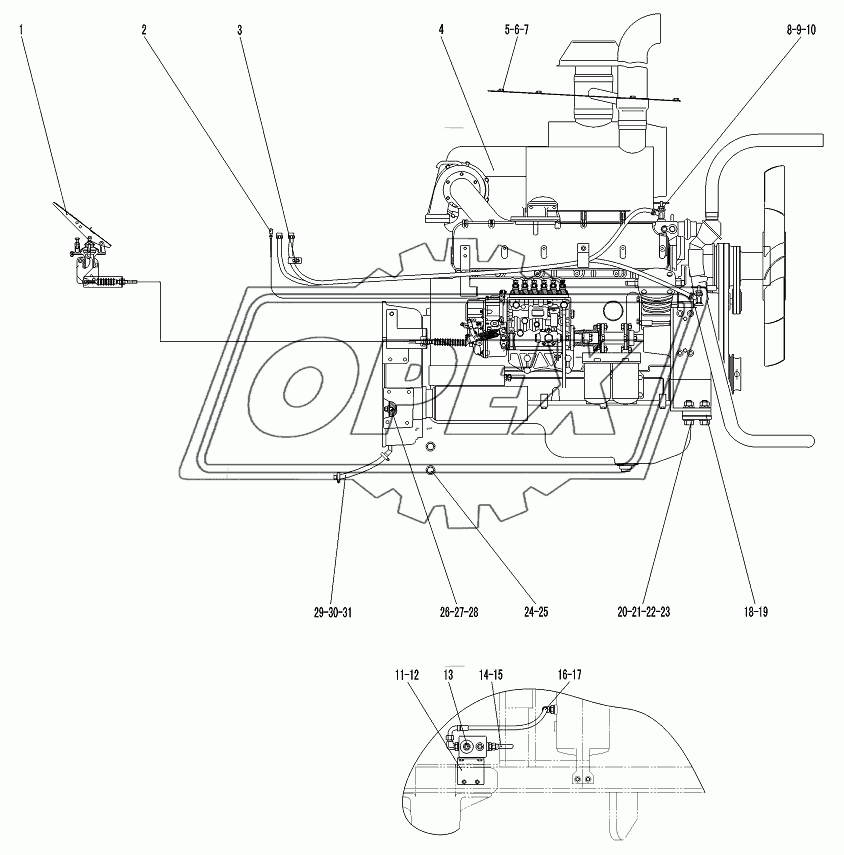 DIESEL ENGINE ASSY