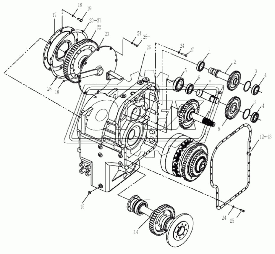 A307A TRANSMISSION ASSEMBLE