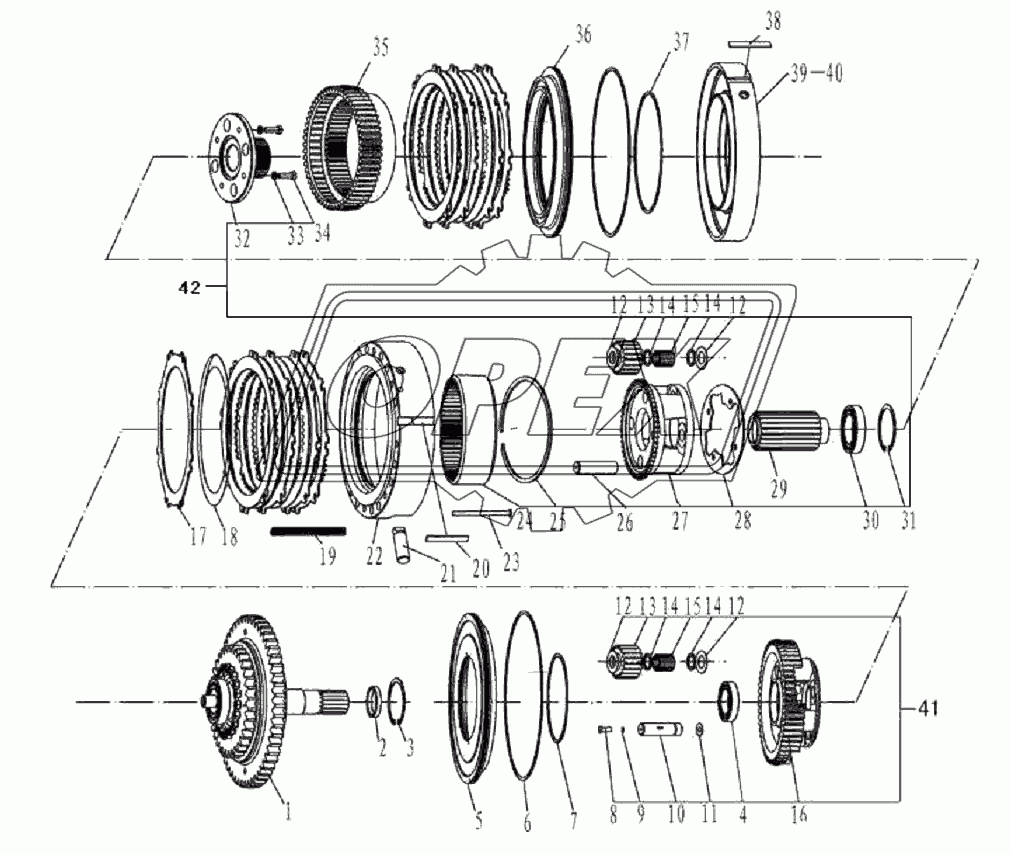 4TH SHAFT ASSY (I)