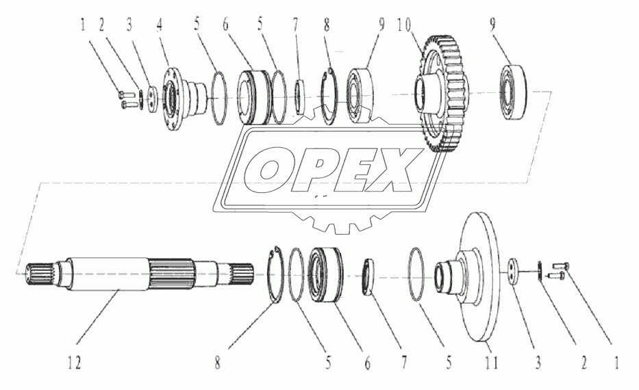 OUTPUT SHAFT ASSY