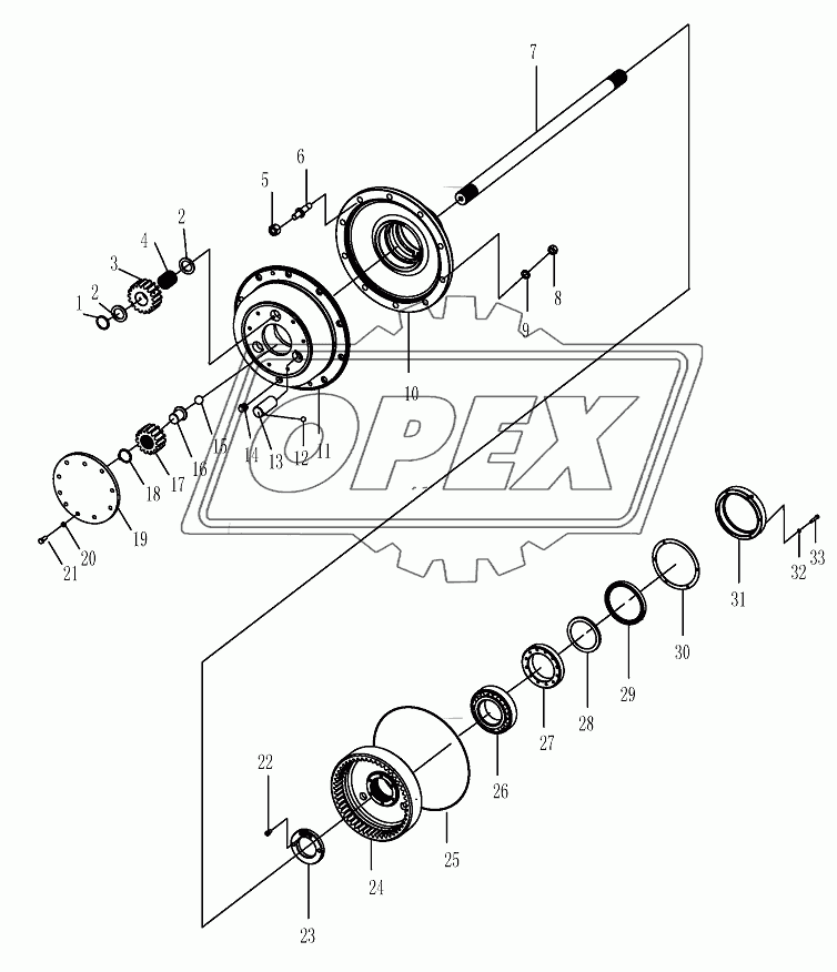 FINAL DRIVE ASSEMBLY (REAR AXLE)