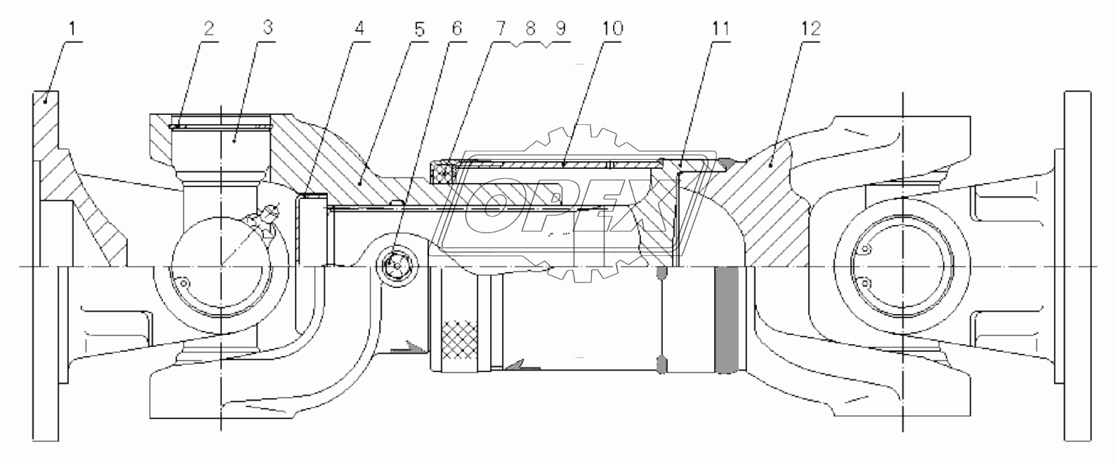 REAR DRIVING AXLE (350501)