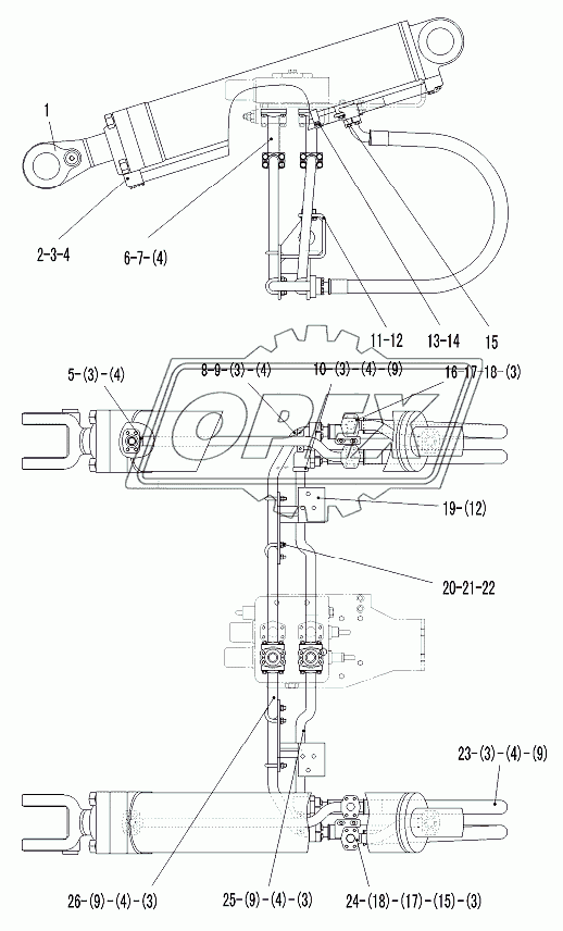 LIFT ARM CYLINDER ASSEMBLY