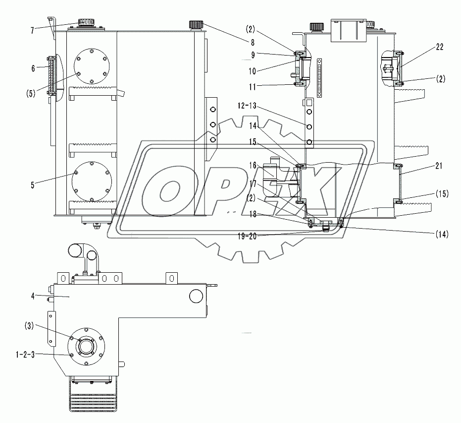 HYDRAULIC TANK ASSEMBLY