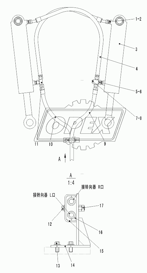 STEERING CYLINDER ASSEMBLY