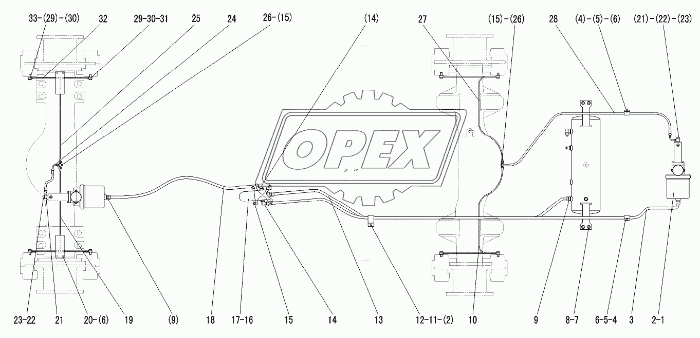 SERVICE BRAKE SYSTEM