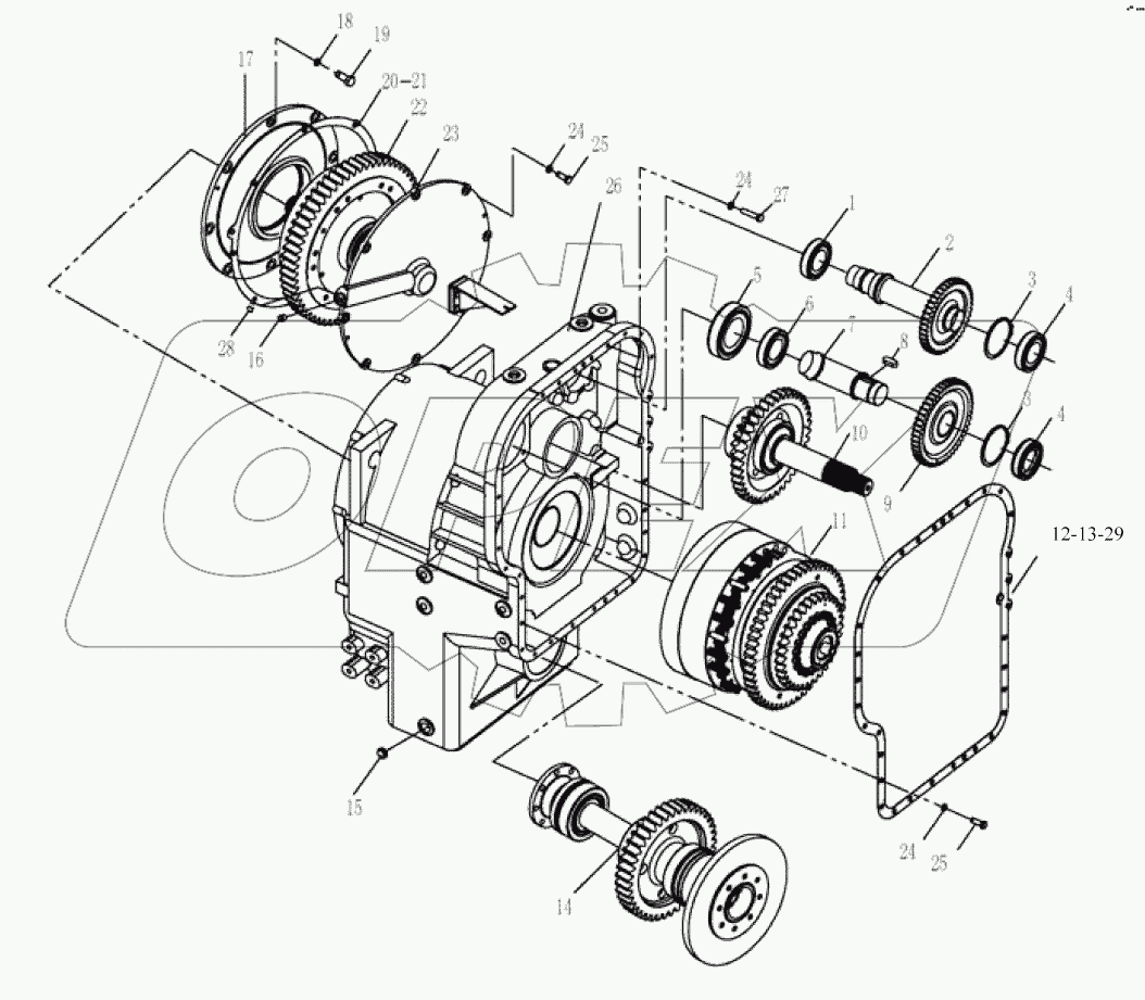  TRANSMISSION ASSEMBLE A307A