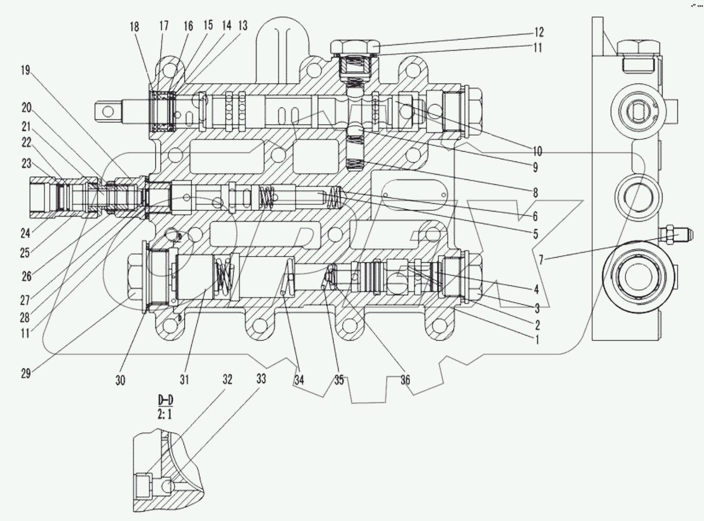  TRANSMISSION CONTROL LG03-BSF VALVE (350802)