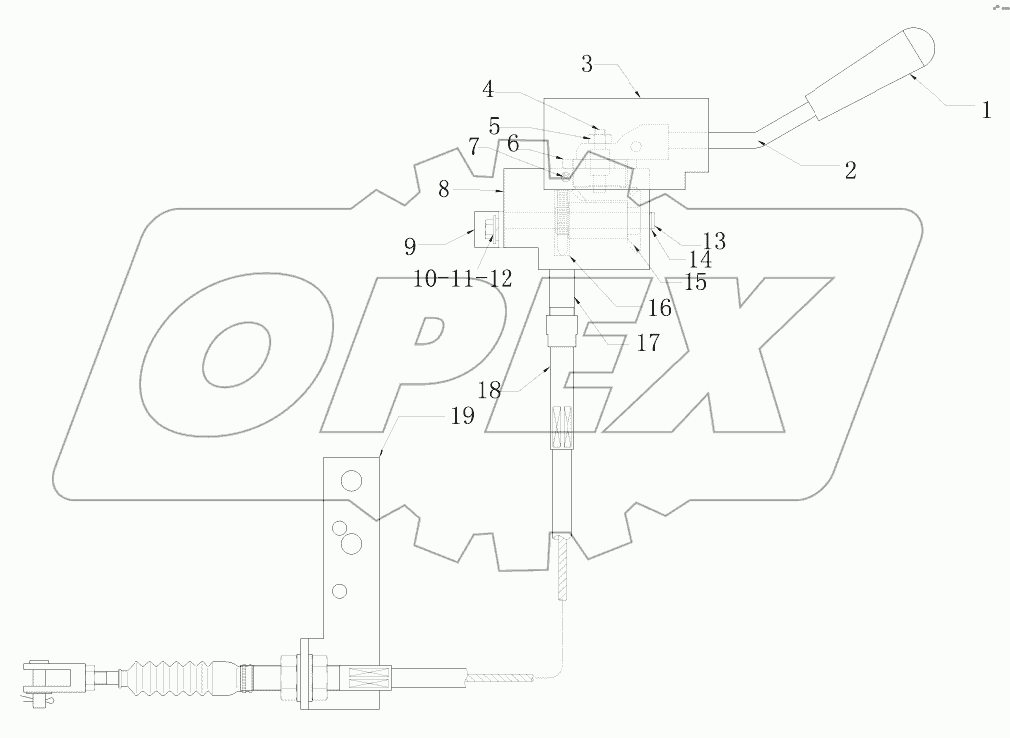  TRANSMISSION CONTROL SHAFT LG953