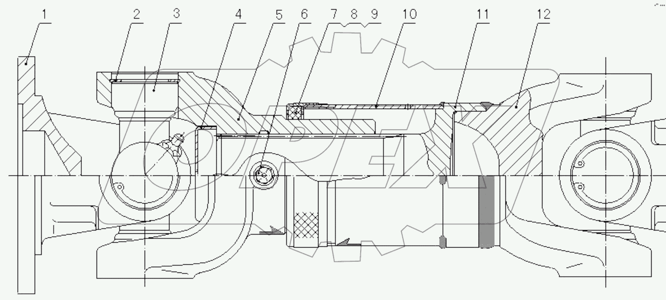  REAR DRIVING AXLE (350501)