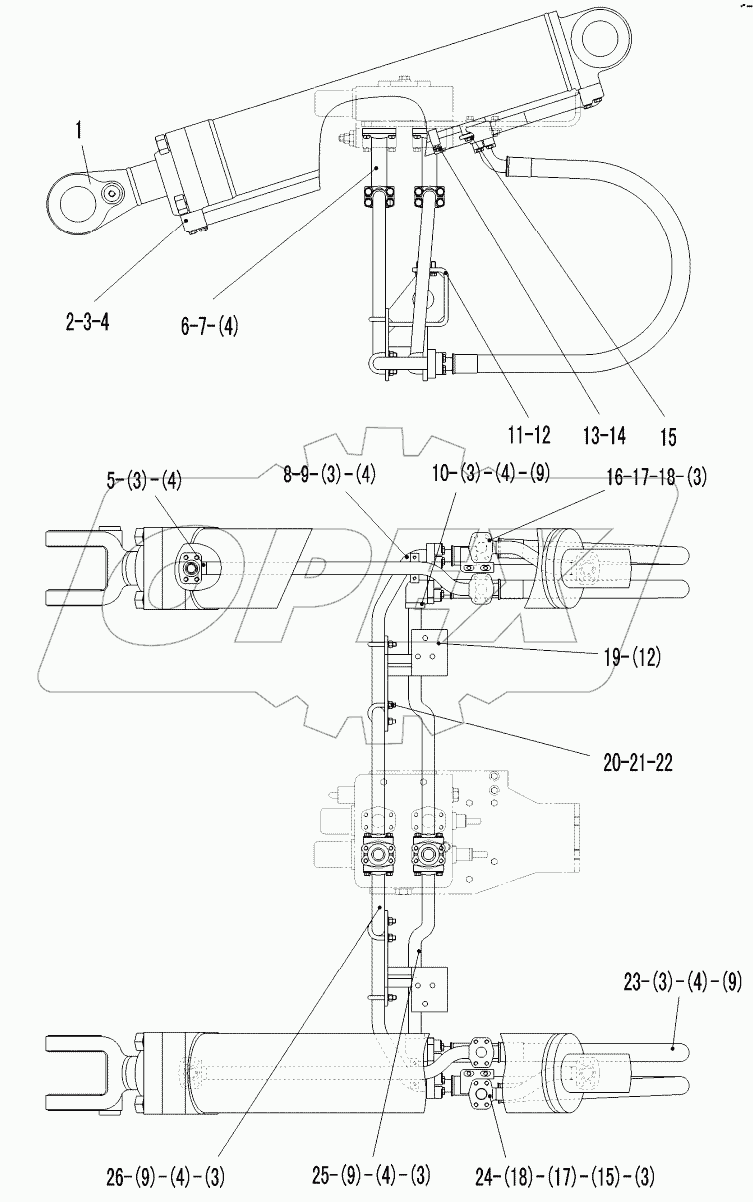  LIFT ARM CYLINDER ASSEMBLY