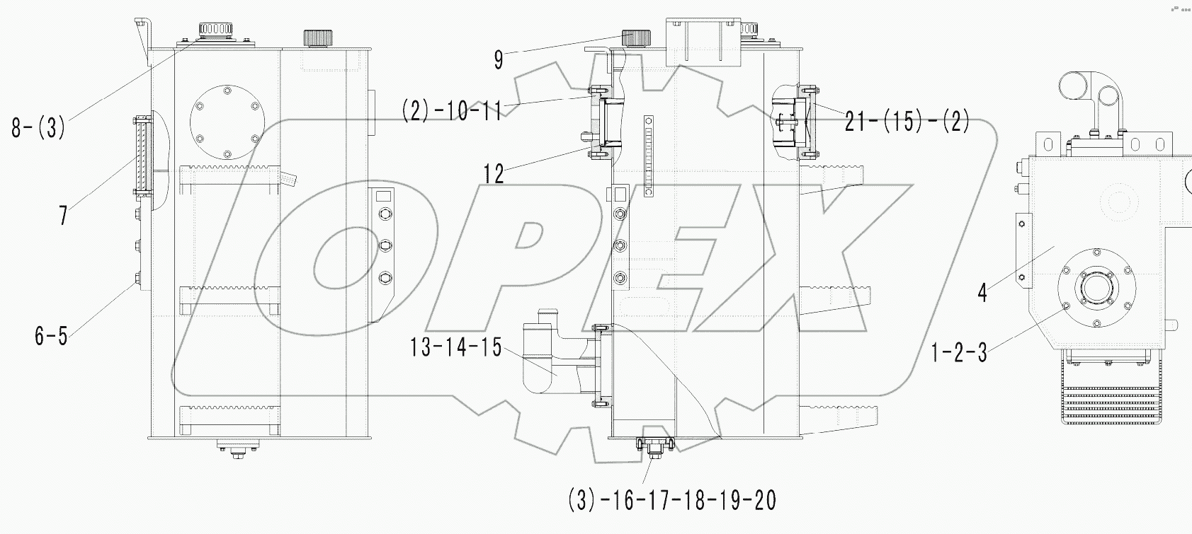  HYDRAULIC TANK ASSEMBLY