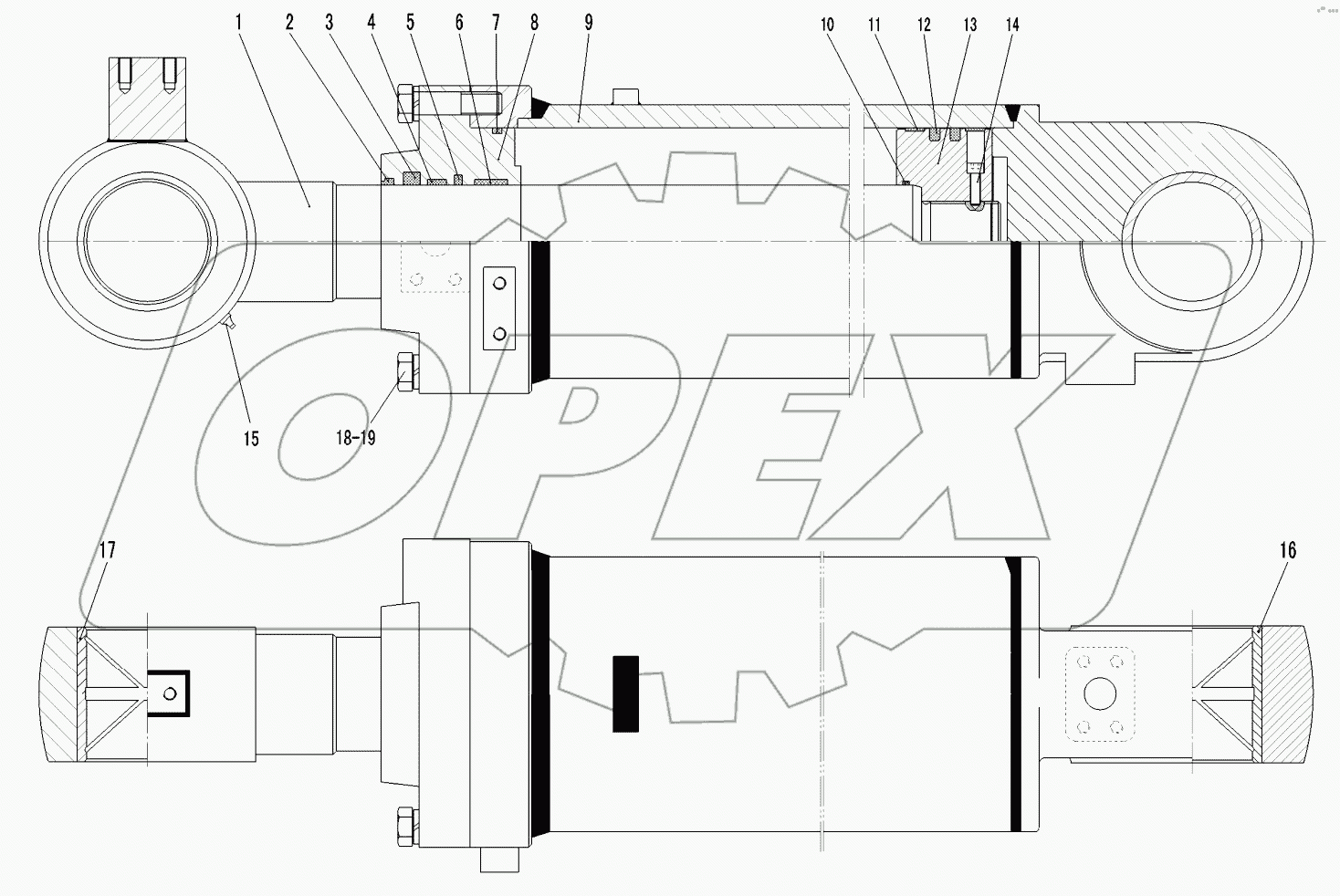  DUMP CYLINDER (371368)