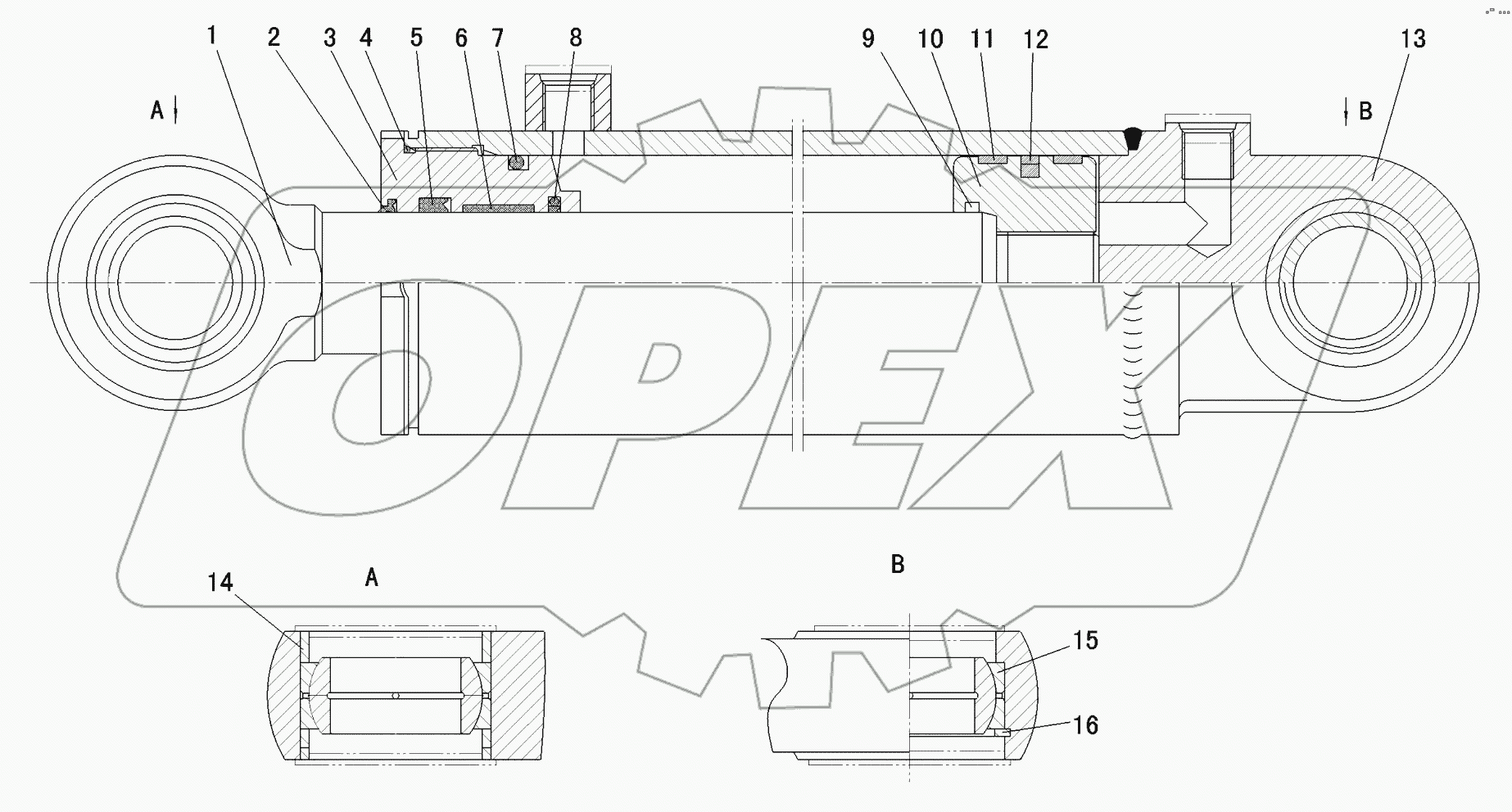  STEERING CYLINDER (371401)