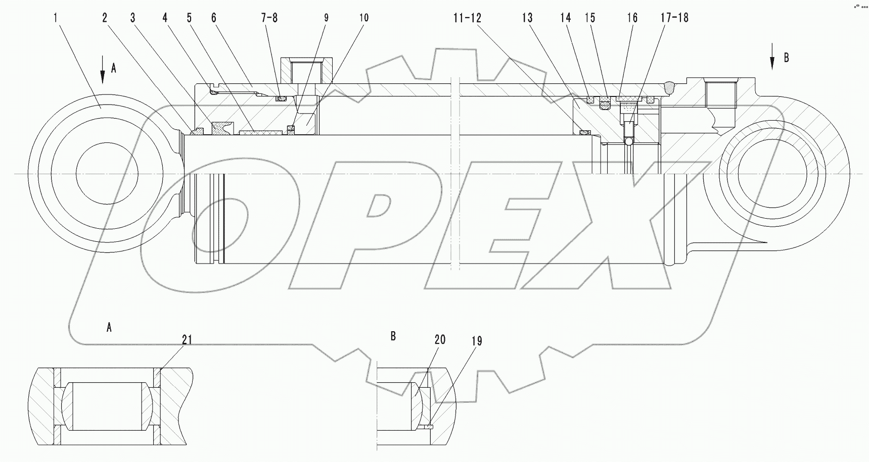  STEERING CYLINDER (3713CH)