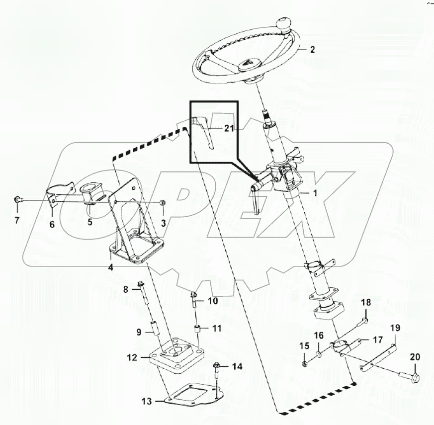  Steering column